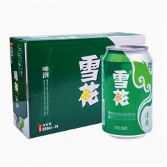 雪花啤酒清爽8度330ml